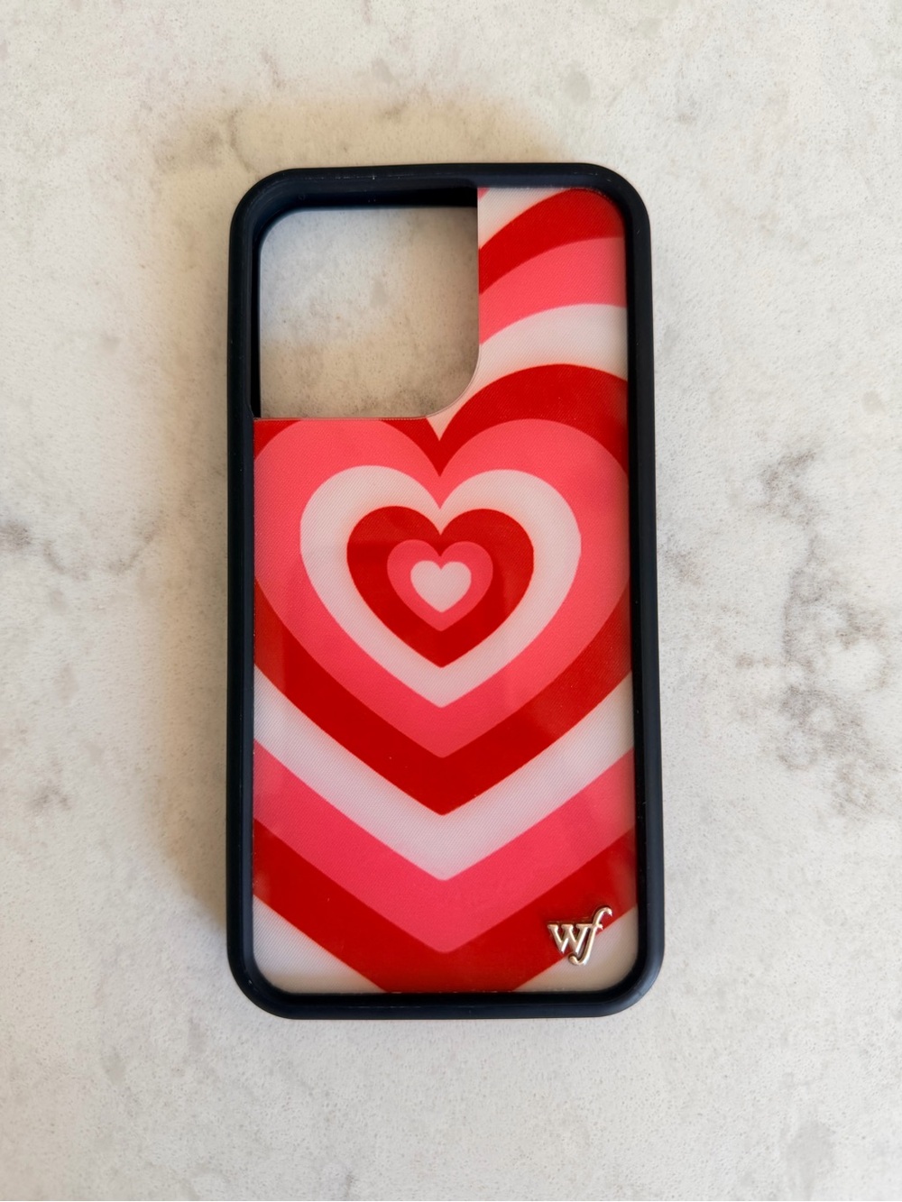 Wildflowers Red and Pink Heart Pattern Phone Case